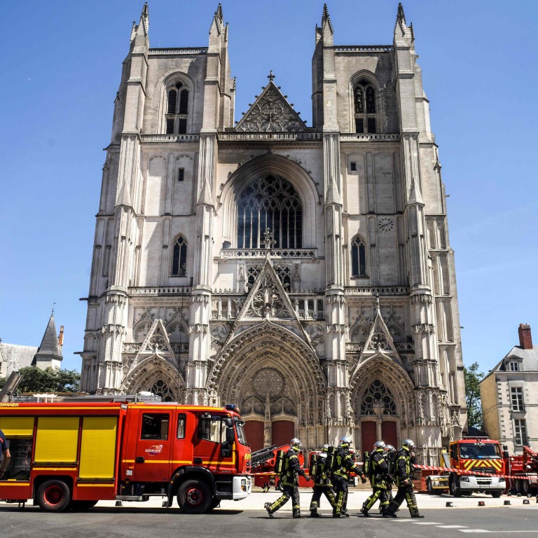 Volunteer Questioned In Arson Probe After Fire At Nantes Cathedral In France South China Morning Post
