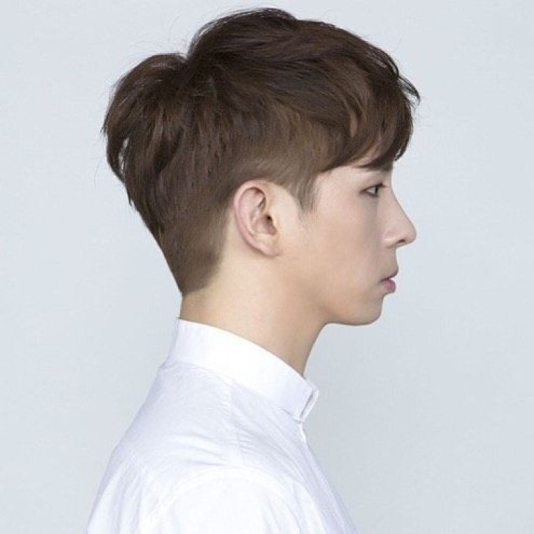 Image of The two-block haircut Japanese boy hairstyle