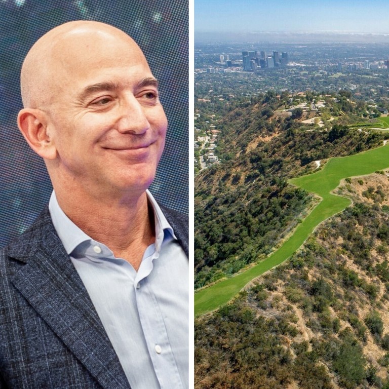 Jeff Bezos considered buying ‘The Mountain’ property in Beverly Hills – but thought it overpriced, maybe the new US$100,000 prize tag will appeal? Photos: DPA; handout