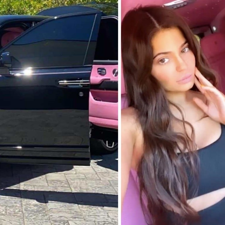 Kylie Jenner's latest Rolls-Royce will make you pink with envy. Photo: @kyliejenner/Instagram
