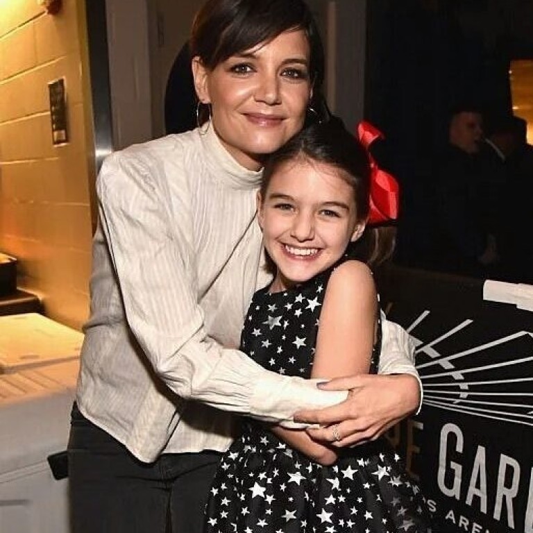 Katie Holmes and her daughter Suri. Photo: @suricruise_fans/Instagram