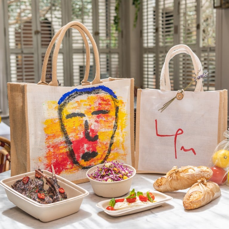 Every cloud ... order home delivery from LPM and you get a hand painted tote bag as well. Photo: LPM