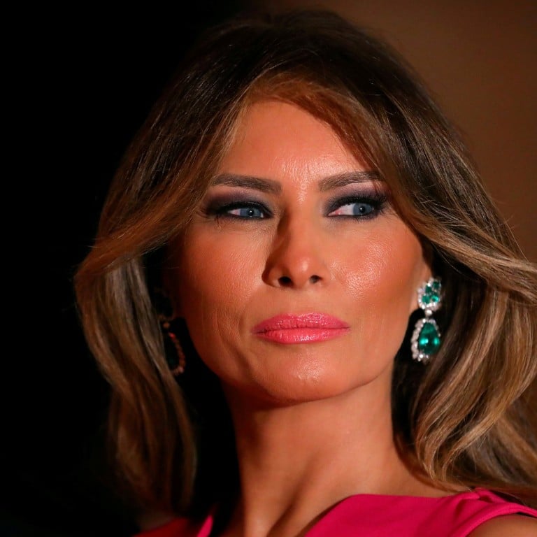 First lady Melania Trump, who often dressed up her looks with extravagant jewels, tried her hand at jewellery and watch design and sold her creations on shopping channel QVC. Photo: Reuters