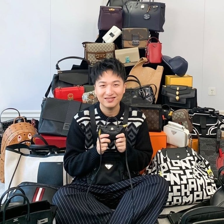 Mr Bags, aka 28-year-old blogger, Liang Tao, is setting trends for women’s bags in China, and beyond. Photo: @mrbagss/Instagram