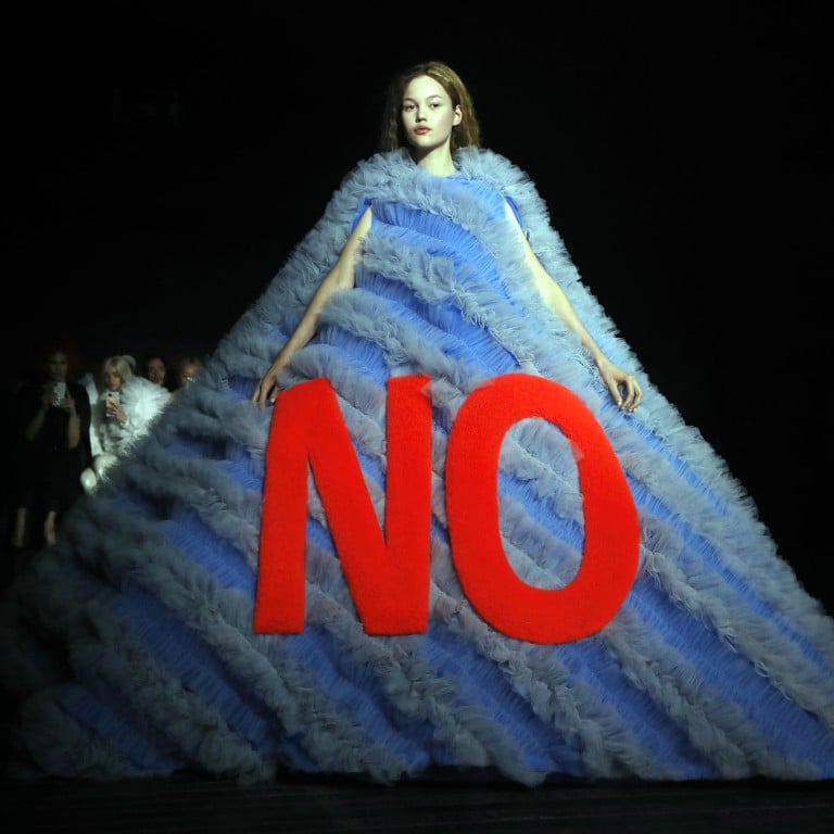 Luxury fashion Italian billionaire Renzo Rosso shares his China strategy for brands such as Viktor & Rolf modelled during the 2019 spring/summer haute couture collection fashion show in Paris, in January 2019. Photo: AFP