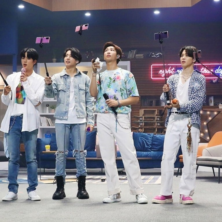 Is this the future of live music – BTS during its groundbreaking Bang Bang Con: The Live online concert. Photo: Big Hit Entertainment