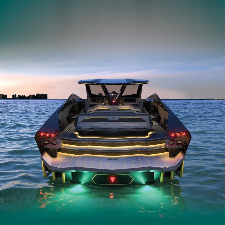Technomar for Lamborghini 63 – the yacht is capable of a top speed of 60 knots. Photos: handout