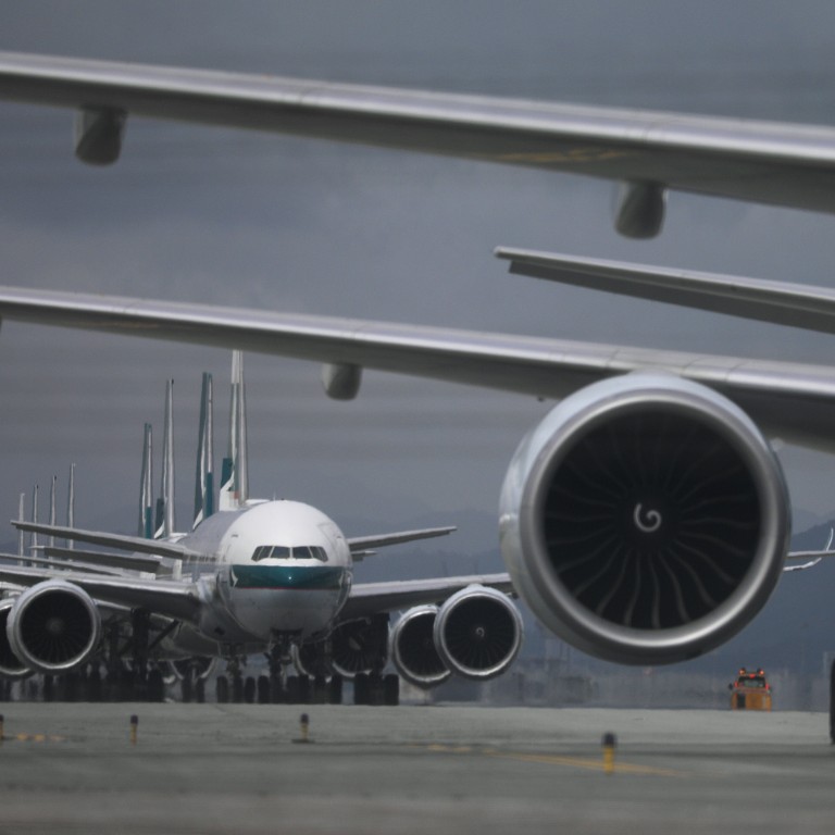 cathay pacific left item on plane