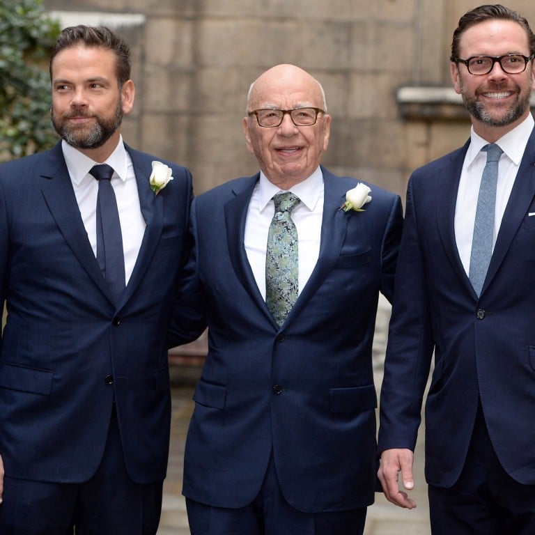 Who will succeed Rupert Murdoch? Sons James (right) and Lachlan have long been the main contenders – but in August James resigned from the News Corp. board. Photo: TNS