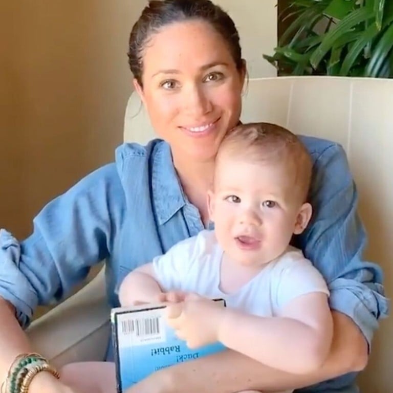 Meghan Markle on her son Archie’s first birthday, in May 2020, in a clip shared with Save the Children to raise money for the children’s charity. Photo: @savechildrenuk/Instagram