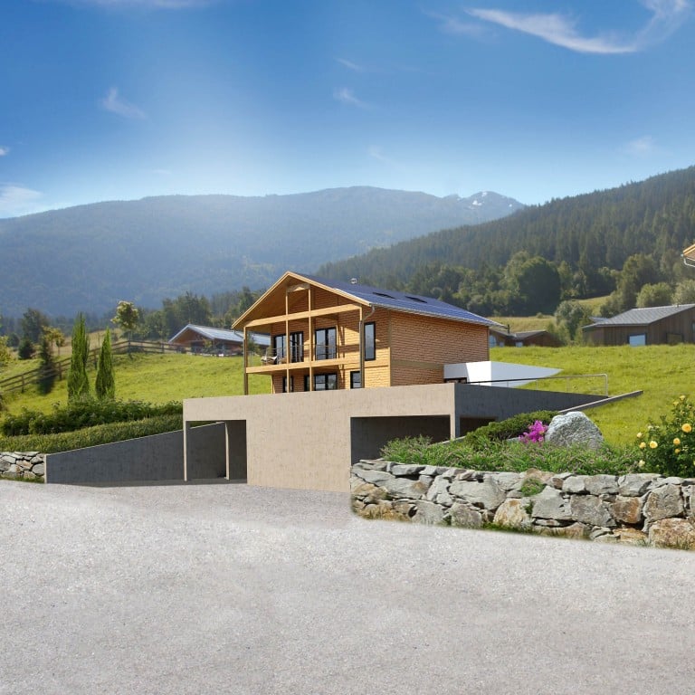 Luxury off-grid living in four-bedroom chalets at Le Balcon du Ciel, Switzerland. Photo: Knight Frank