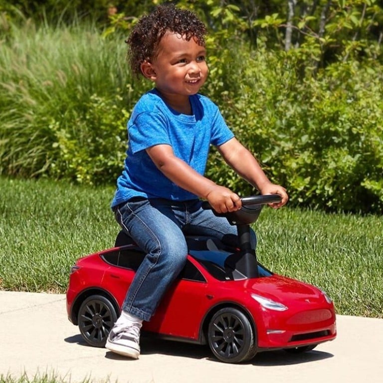For the child who has everything: Tesla’s My First Model Y. Photo: @radioflyerinc/Instagram