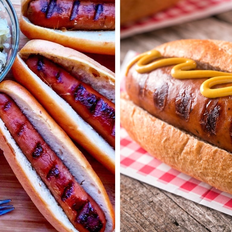 Carrotdog vs hot dog – can you tell the difference? Photos: @knappasaurus_veg/Instagram, Getty Images