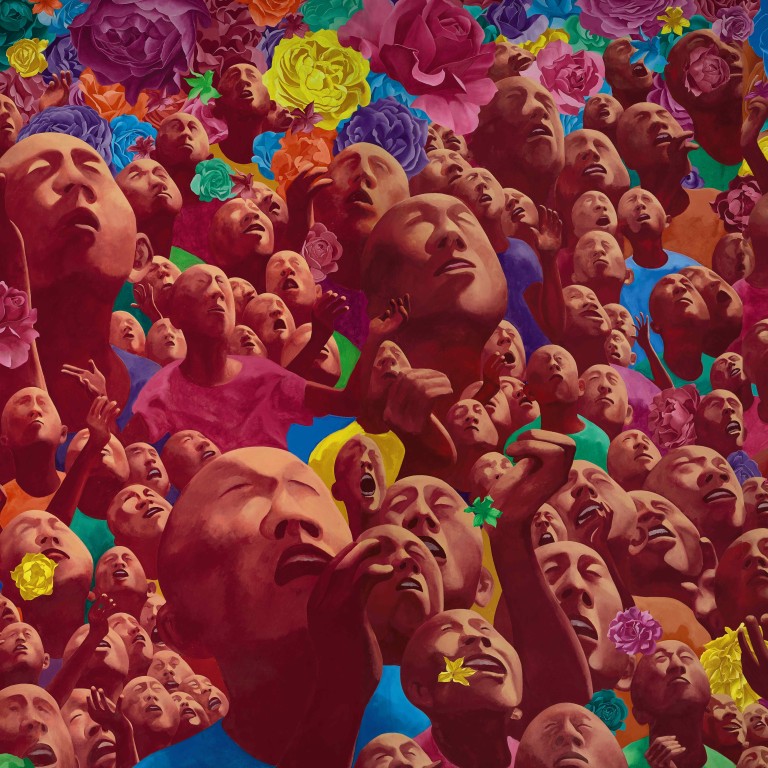 Fang Lijun’s canvases of self-mocking bald men were instrumental in the founding of the Cynical Realism school. Photo: Sotheby’s