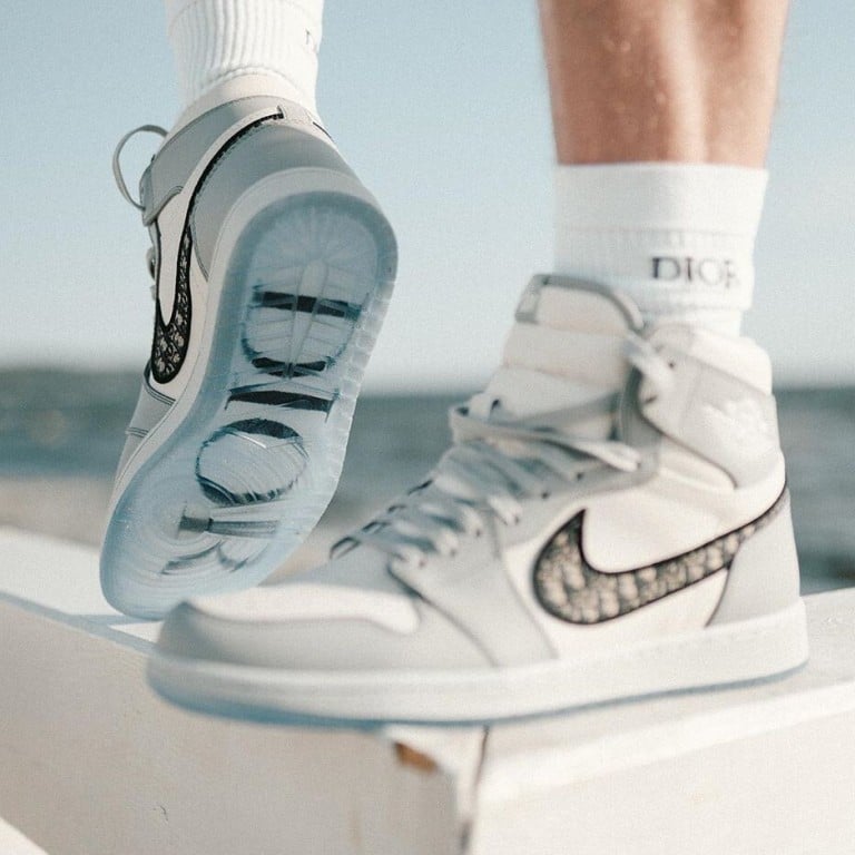 Nike's waffle racer off white on feet 5 most iconic sneaker collaborations – from the Dior x Air