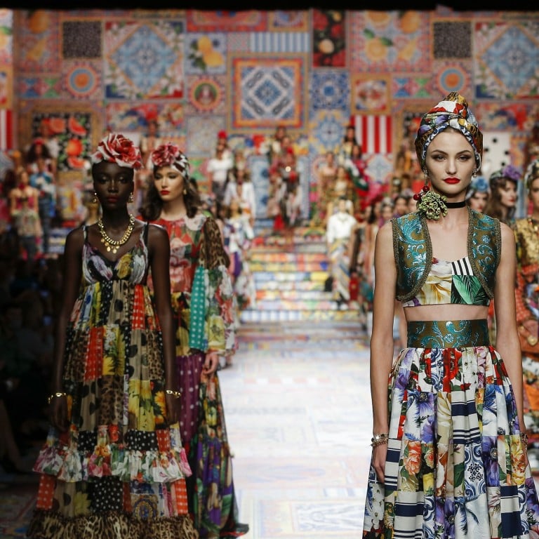 Dolce & Gabbana’s spring/summer 2021 outfits infused Milan Fashion Week with plenty of optimism. Photo: Dolce & Gabbana
