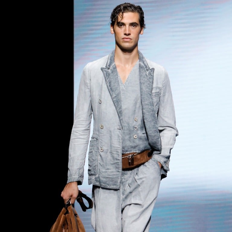 Giorgio Armani’s spring/summer 2021 women's and men's collection was inspired by the brand’s heritage and prefaced with a short film looking back on the designer’s career history. Photo: Giorgio Armani/Reuters