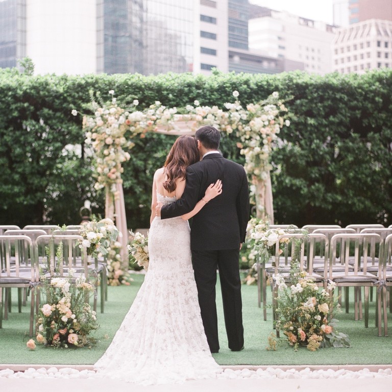 Social distancing and weddings don’t mix – many couples have had to postpone their marriage but others have shared their special day digitally. Photo: The Upper House