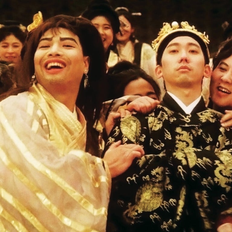 Fleur (left), a recurring minor character of a number of Stephen Chow comedy movies, including Forbidden City Cop (1996). Photo: Newport Entertainment