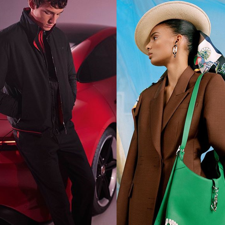 Porsche x Boss embark on a new collaboration while Hermès creates new jobs for artisans. Photo: @boss @hermes/Instagram