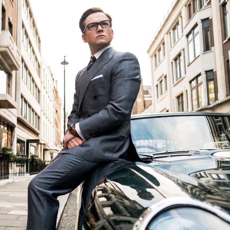 Taron Egerton looking sharp in Kingsman: The Golden Circle. Photo: MovieStillsDB