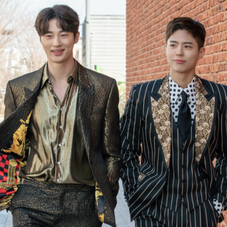Byun Woo-seok and Park Bo-gum in the hit Netflix k-drama, Record of Youth. Photo: VN