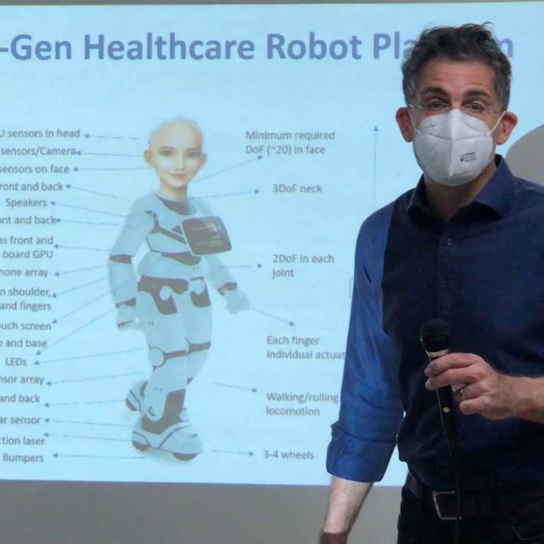 Remember Sophia The Robot That Argued With Elon Musk Version 2 0 Is Coming Thanks To Covid 19 And Her Name Is Grace South China Morning Post