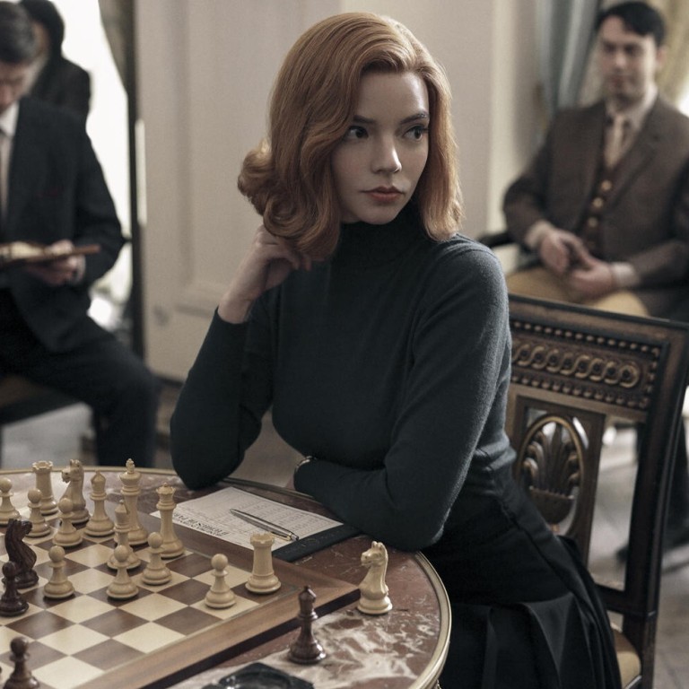 Anya Taylor-Joy plays chess prodigy Beth Harmon in Netflix miniseries The Queen’s Gambit. Photo: Netflix
