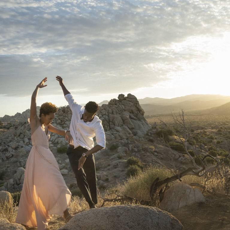On set at Benjamin Millepied’s Within, shot in the California desert’s Joshua Tree National Park. Photos: Richard Mille