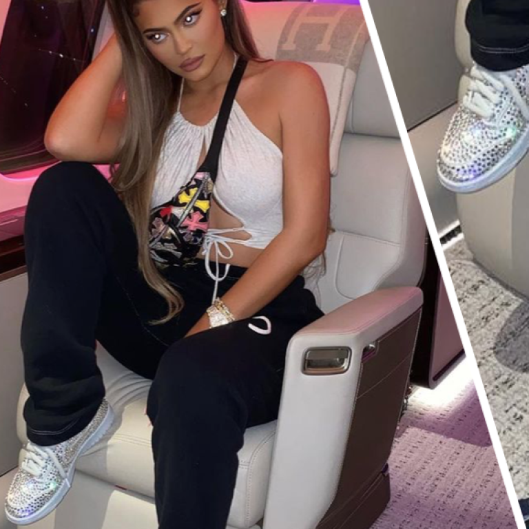 forord aflange Integration Kylie Jenner is a sneakers girl who sports Swarovski crystal Nike Dunk Lows  – get on trend with 5 blinged-out shoes by Alexander McQueen, Dolce &  Gabbana and more | South China