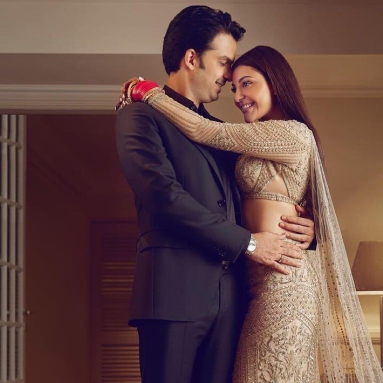 Newlyweds Kajal Aggarwal and Gautam Kitchlu. Photo: @kajalaggarwalofficial/Instagram