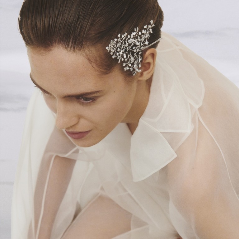 Boucheron’s Au Gré du Vent brooch is proof that headpieces can still prove an elegant, contemporary addition to a bridal outfit. Photo: Boucheron