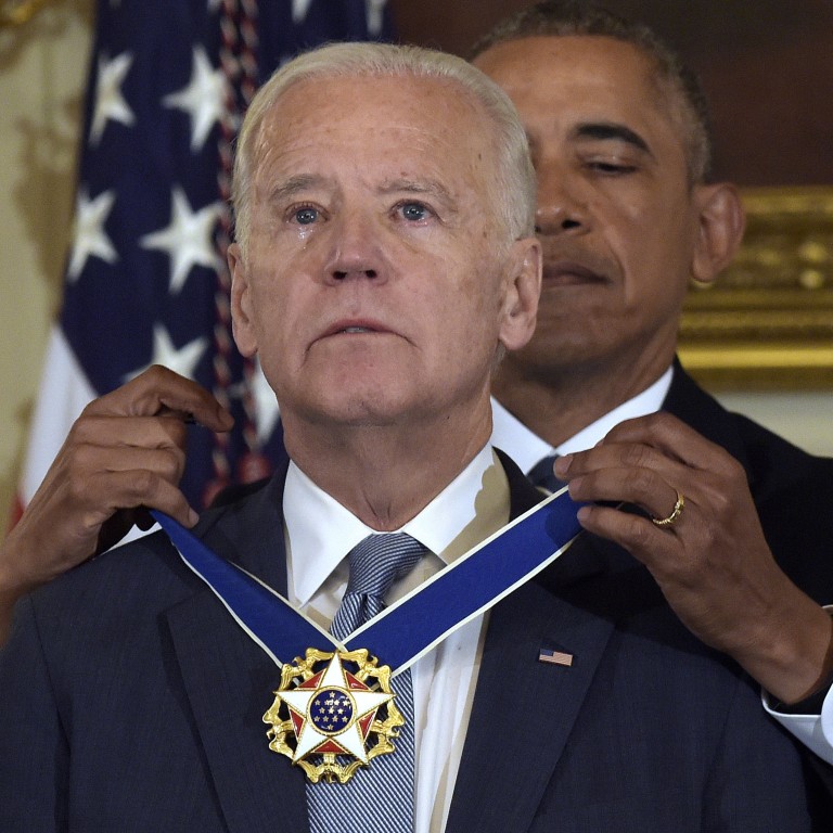 President-elect Joe Biden hasn’t tried to hide his grief from public view. Photo: AP