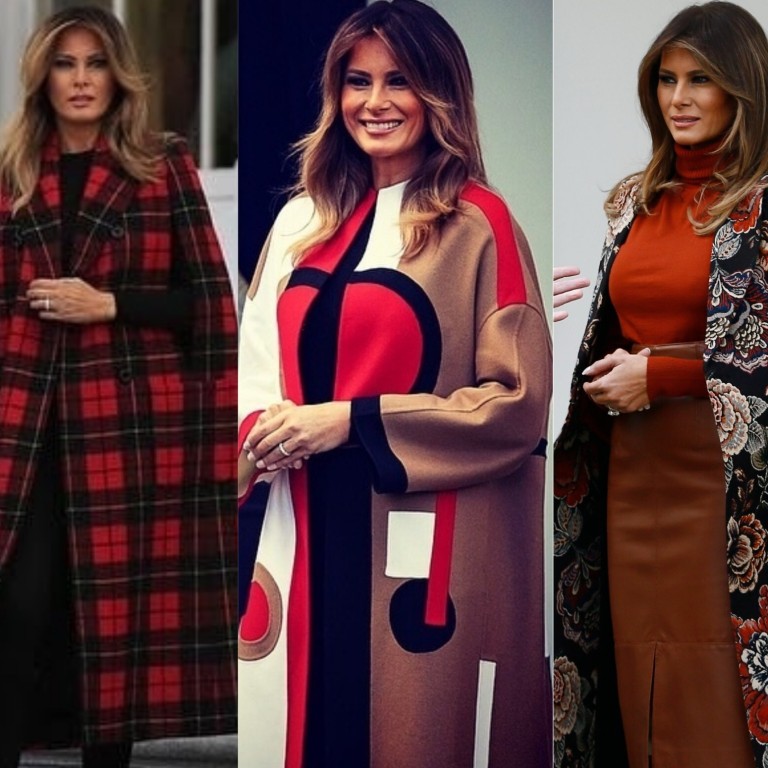 Melania trump floral coat cheap