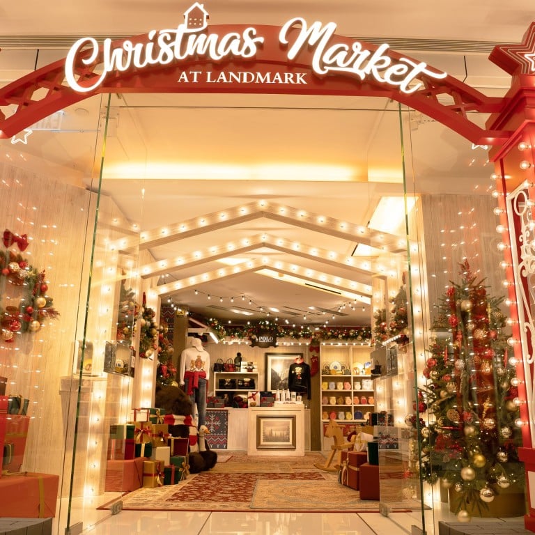 Hong Kong malls are gearing up for Christmas with displays and Christmas markets. Photo: handout