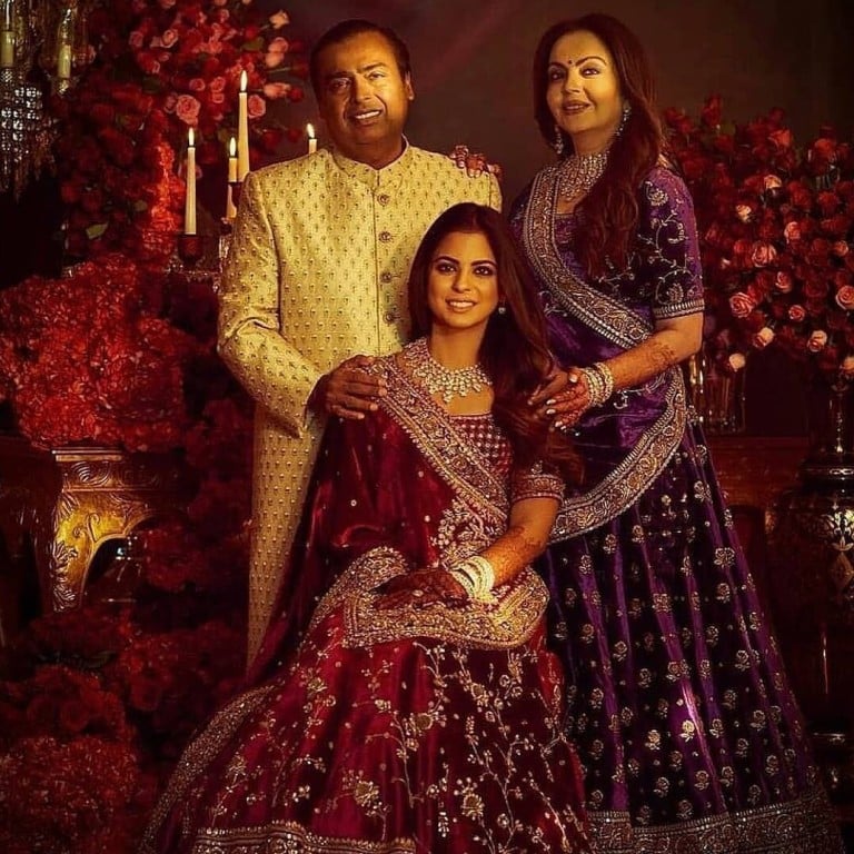 Asia’s richest family, Mukesh and Nita Ambani, and daughter Isha, naturally live a life of luxury and privilege – but at Christmas they make sure to give back. Photo: @ambanifamily/Instagram