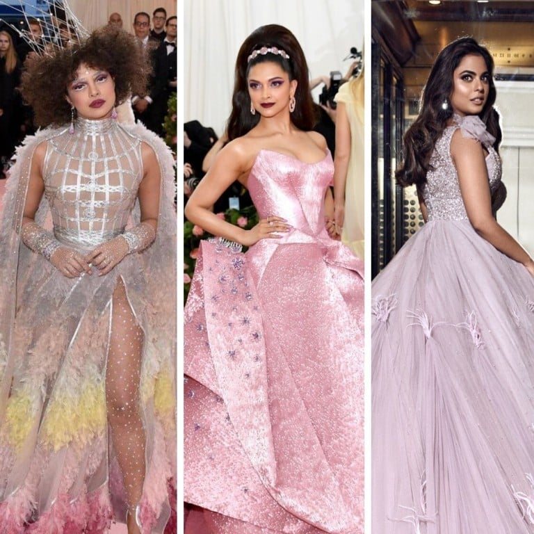 Priyanka Chopra, Deepika Padukone, Isha Ambani and Natasha Poonawalla at the Met Gala 2019 – who had the best look? Photos: @priyankachopra; @themetgala2019; @prabalgurung; @myfashionlady/Twitter
