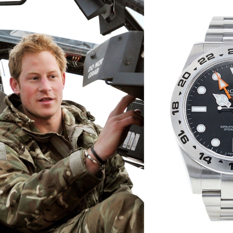 Prince Harry was part of the British RAF’s Attack Helicopter Regiment gifted the limited edition Explorer II watch by Rolex – now a comrade has sold his and it fetched nearly US$40,000 thanks to the connection. Photo: Watchfinder & Co.