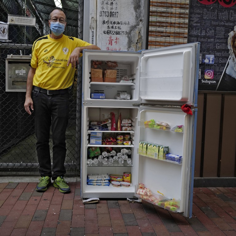 Free food, masks, even socks and towels from Hong Kong community