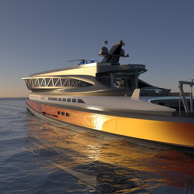 The yacht business has had a good 2020, and bullishness about future growth has led to this colossal 153-metre Prodigium yacht concept. Photo: Lazzarini Design Studio