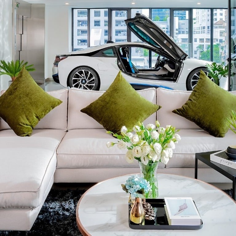 Walk straight out your supercar and into your living room at Bangkok’s new Circle Sukhumvit 11 condo complex. Photo: Richmont’s, affiliate of Christie’s International Real Estate
