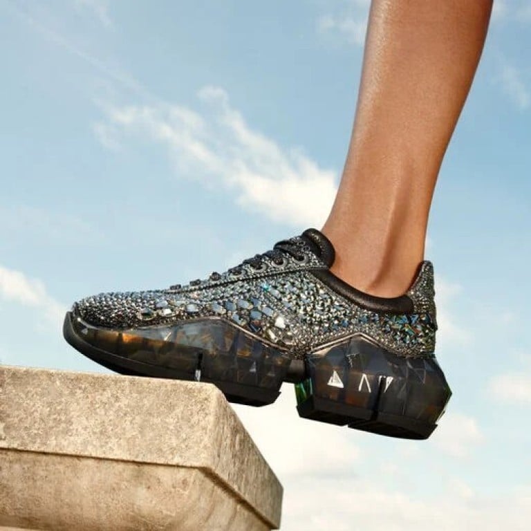 Diamond encrusted trainers Clearance