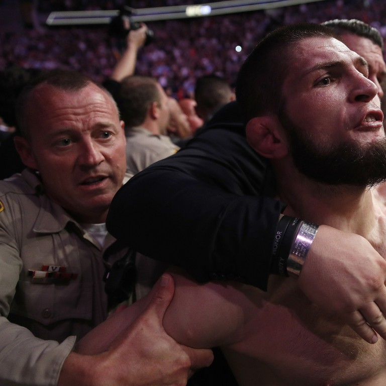 WATCH: Beautiful moment of sportsmanship between Khabib Nurmagomedov and  defeated UFC debutant - SportsJOE.ie