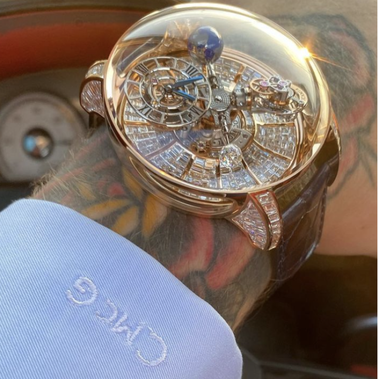 Conor McGregor shows off £500k watch and insane Louis Vuitton