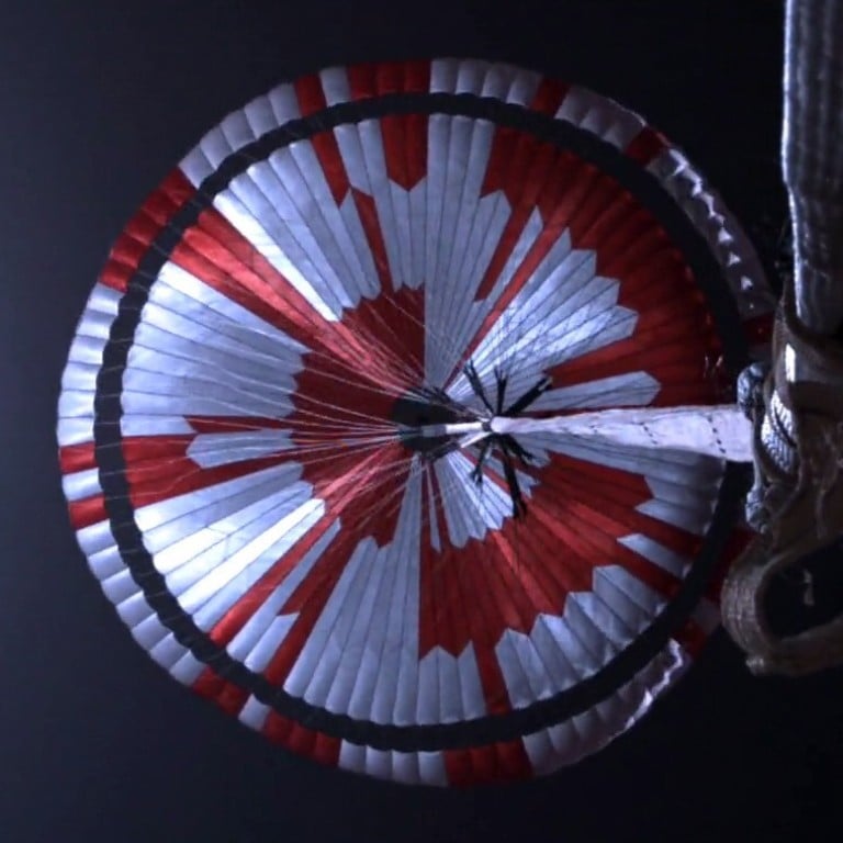 Parachute Land Rover Mars rover’s giant parachute carried a secret message – but what did it ...