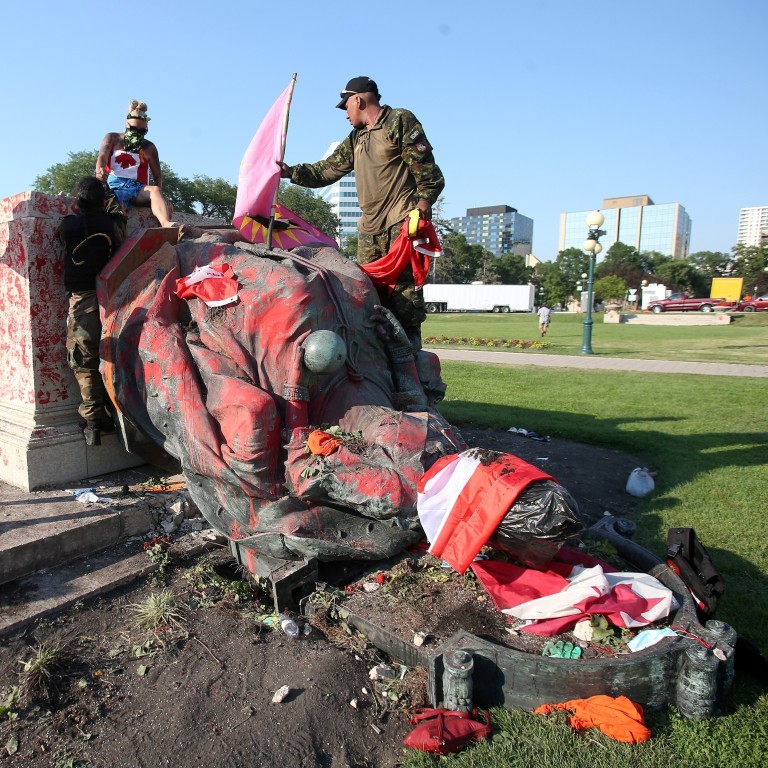 Queen Victoria, Elizabeth statues toppled in Canada over deaths of