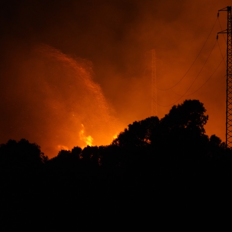 Fires ravage Italy’s Mediterranean island of Sardinia, forcing