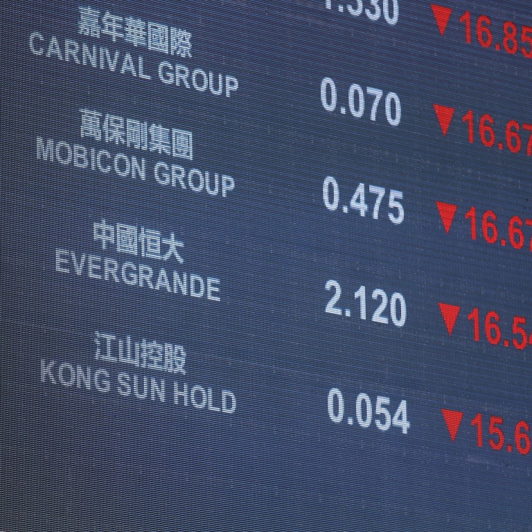 Hong Kong Stocks Are Cheapest Against Chinese Equities In A Year Amid Evergrande Debt Woes Regulatory Storm South China Morning Post
