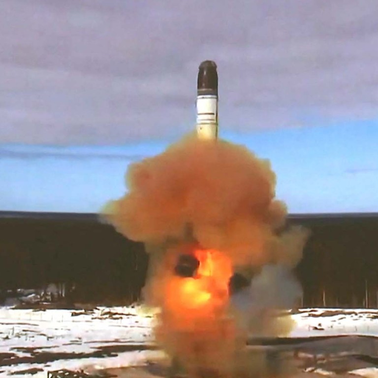 Russia tests new ballistic missile Putin says will ‘ensure security from external threats’