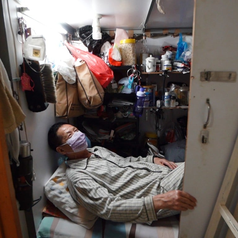 Hong Kong cage home resident finds space too small for self-quarantine amid coronavirus outbreak